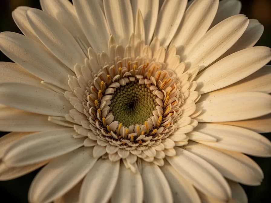 Assortment of gerbera daisy varieties including spider, semi-double, and full-crested types