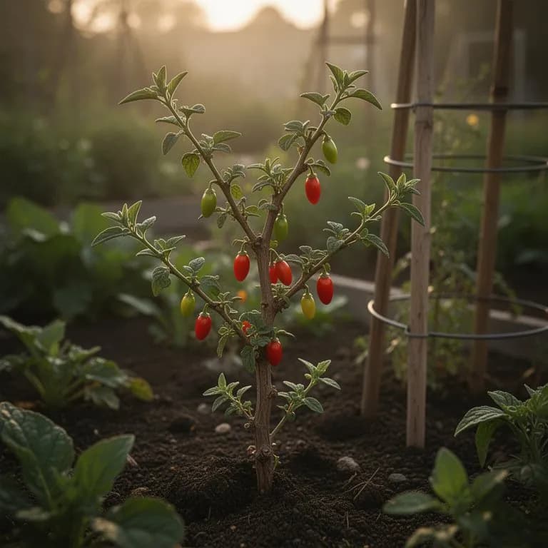 Bayas de goji - Dormancia y apertura de yemas