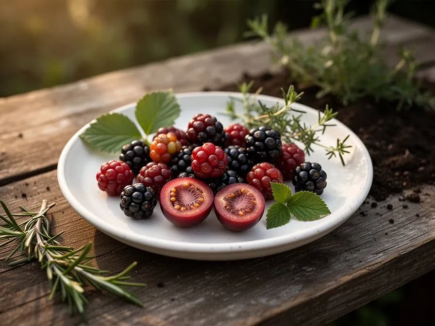 Klassischer Huckleberry-Kuchen