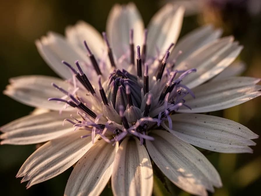Junge Liatris-Triebe, die im zeitigen Frühjahr austreiben