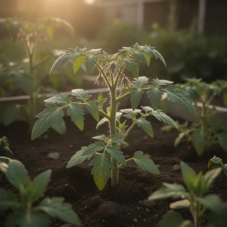 Erntereife Spinatpflanzen in einem Gartenbeet