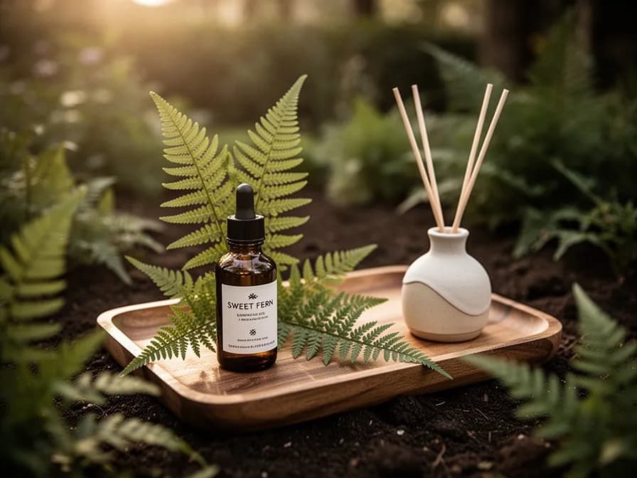 Té tradicional de sweet fern