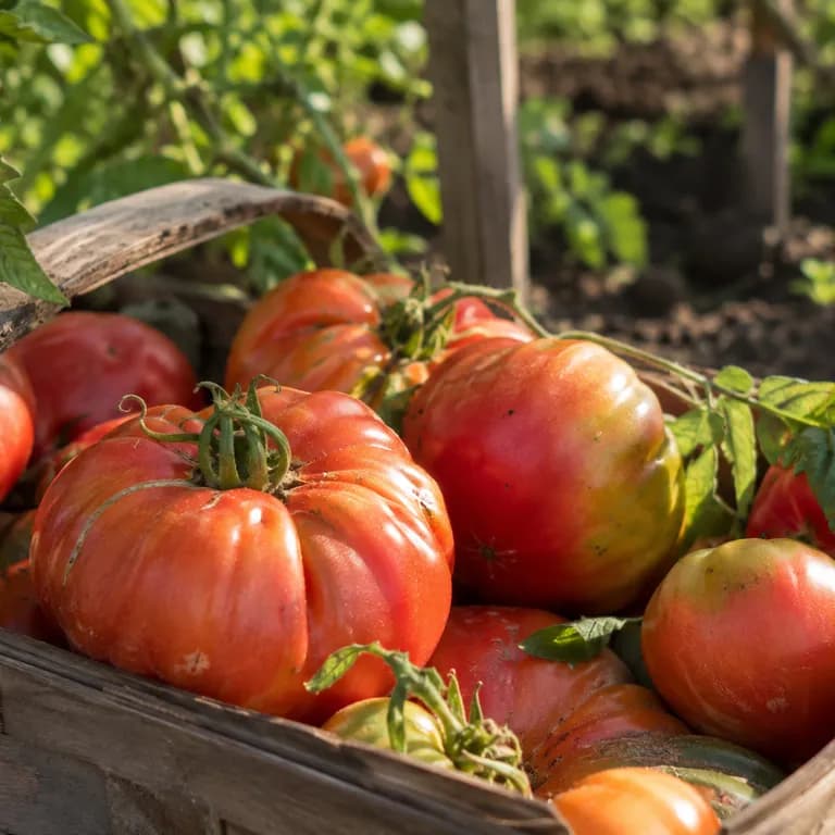 Erntereife Ivuntian-Giant-Tomaten