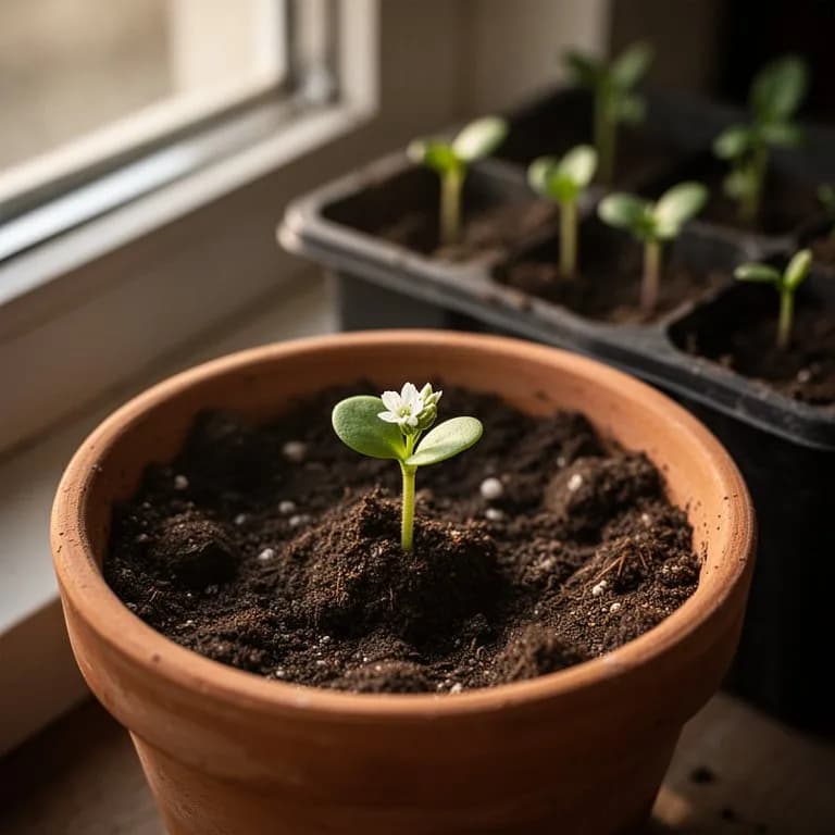 Valeriana - Germinación de la semilla